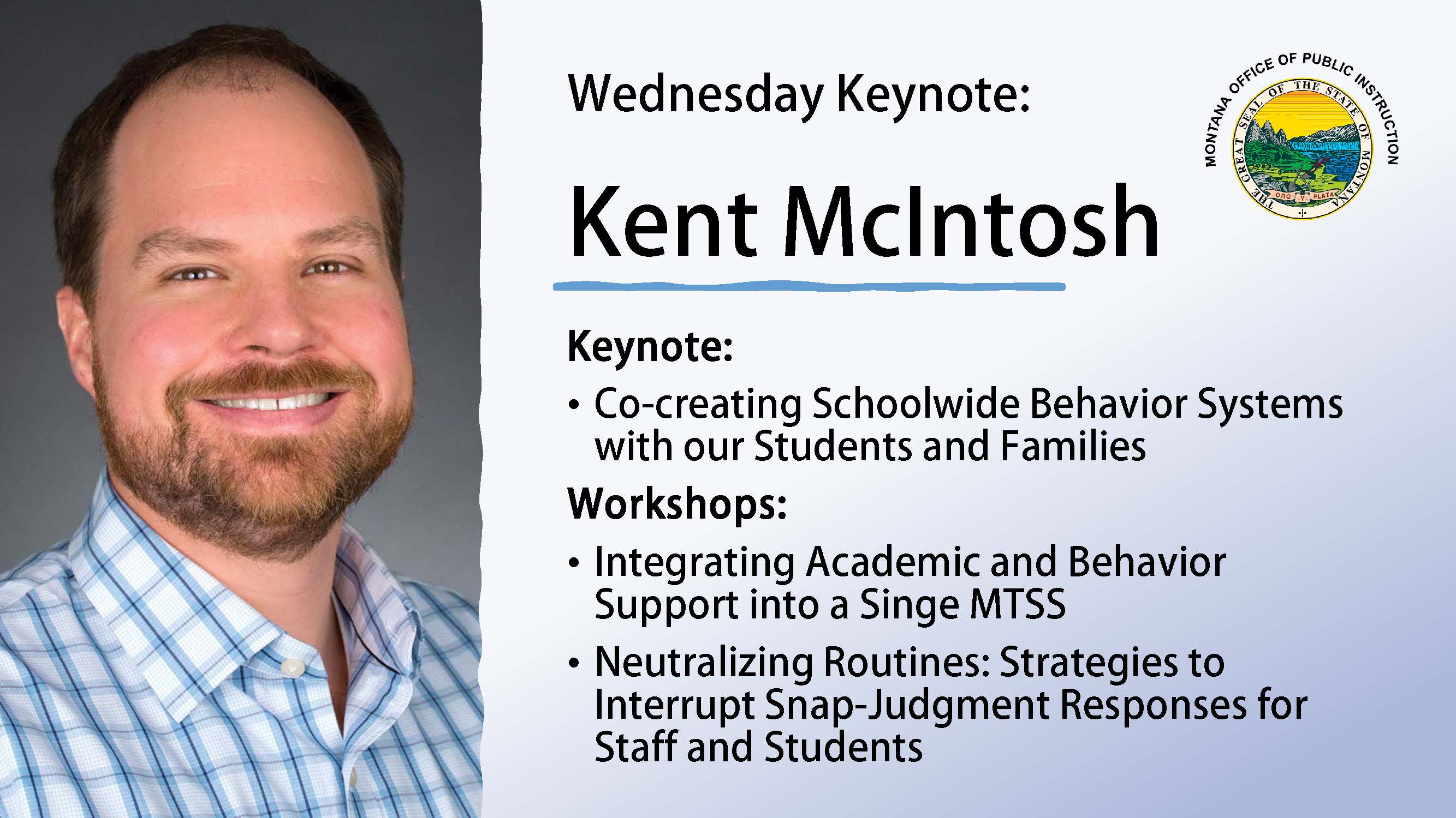 Kent McIntosh Wednesday Keynote